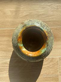 Vaso coccio artista Claudio Pulli