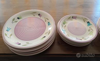 Lotto piatti a fiori Kasanova