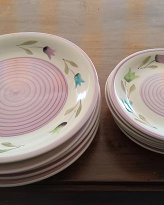 Lotto piatti a fiori Kasanova