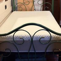 Letto ferro battuto con materasso