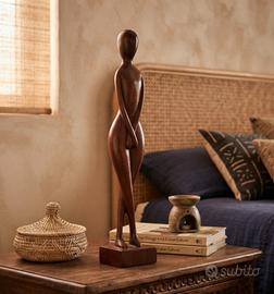 Scultura donna minimal modernariato cubano