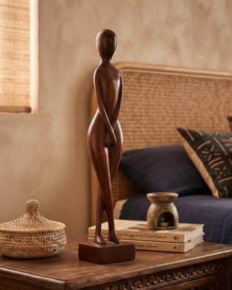 Scultura donna minimal modernariato cubano