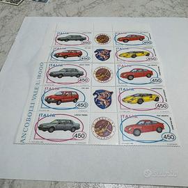 Francobolli automobili italiane