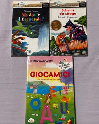 Lotto stock libri serie bianca battello a vapore