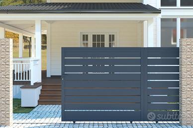 Cancello scorrevole in alluminio 