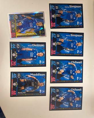 Lotto 7 Carte Match Attax 2018/19 Leicester City