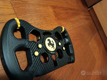 mod volante corona Logitech G29 testurizzata carbo