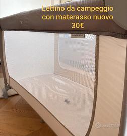 lettino da campeggio 