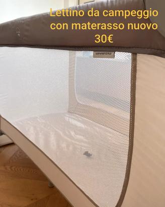 lettino da campeggio 
