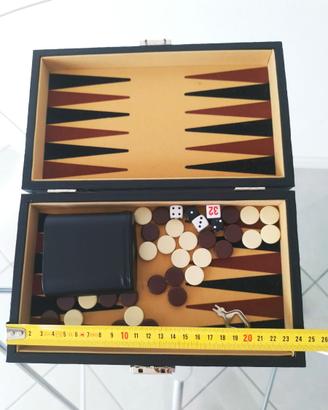 gioco da tavolo da Backgammon da viaggio Hugo Boss