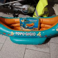 Canoa vintage Topo gigio rara da collezione