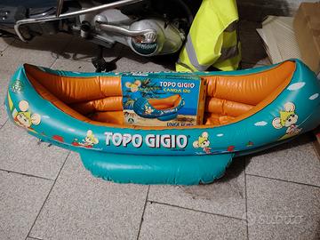 Canoa vintage Topo gigio rara da collezione