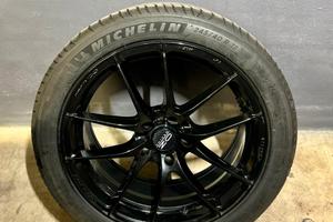 4 Cerchi OZ Racing R18 5x112 + Gomme Michelin