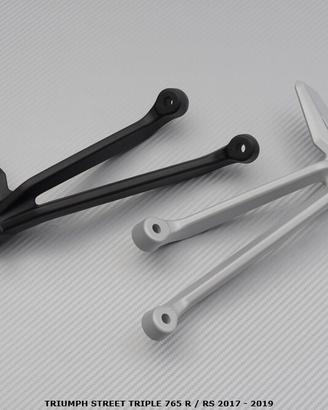 Supporto pedana STREET TRIPLE 765 R RS 2017 - 2019