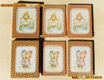 ✿ BETSEY CLARK Vintage 1980 Quaderni Anelli Rigidi