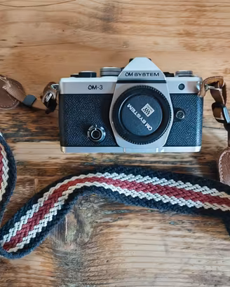OM SYSTEM OLYMPUS OM3 OM 3 + PANASONIC 12-32