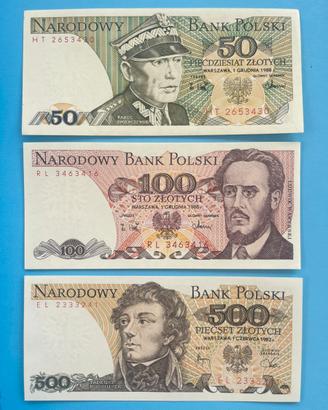 Banconote POLONIA Zlotych FDS