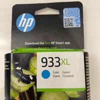 Cartuccia originale hp 933 XL CN054AE blu cyan