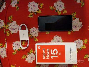 Xiaomi Redmi Note 15 5G 256GB + cover e pellicola 