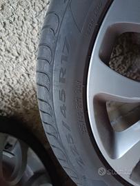 cerchi lega 500 con gomme