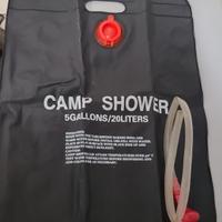 sacca per doccia da campeggio