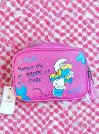 Borsa Herisson Firenze rosa con decorazione unica