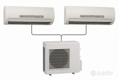 Mitsubishi dual split - non raffedda.