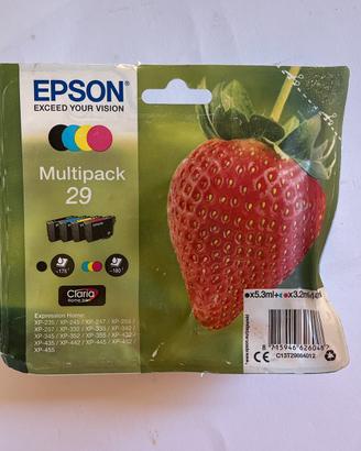 Cartuccia Multipack 4 cartucce EPSON Fragola 29