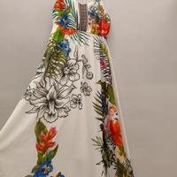 🌺 Abito bianco elegante in velo 🌺