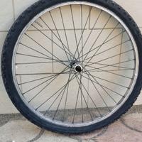 Ruota completa bicicletta misura 24x1,90 anteriore