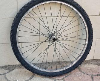 Ruota completa bicicletta misura 24x1,90 anteriore