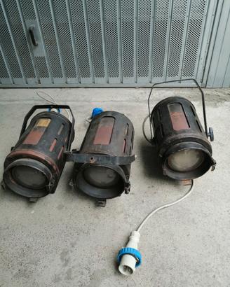 3 Fari 1000 watt, teatro,cinema, foto,vintage 50