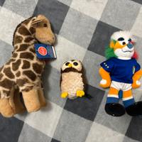 Tre pupazzi peluches marca Trudi