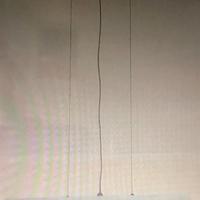 2 Lampadario alogeno vetro sabbiato+3 Applique