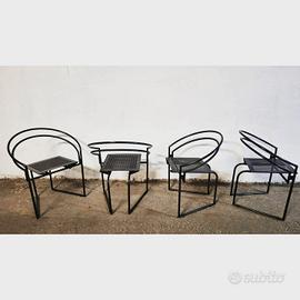 Set di 4 sedie La Rotonda design  by Mario Botta