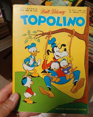 Topolino N° 765 Luglio 1970 150 Lire Mondadori