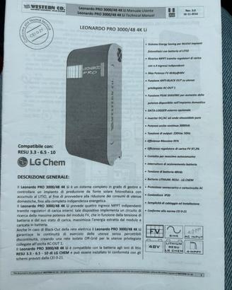 Impianto Fotovoltaico con accumulo