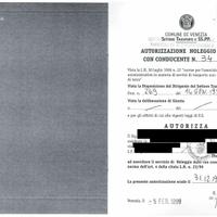 Licenza N.C.C. Comune di Venezia