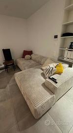 Divano con penisola 290x150cm