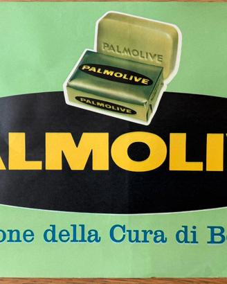 Poster vintage GRAFICHE RICORDI PALMOLIVE