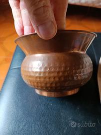 Ciotola in rame martellato a mano