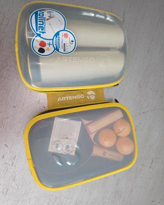 Kit Ping Pong Artengo Rollnet Set Rete + racchette