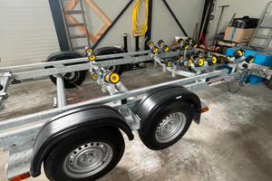 Carrello Cresci barca gommone 2 assi