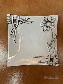 svuotatasche ceramica bianca