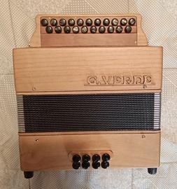 organetto 8 bassi Verde bruges Sol/Do