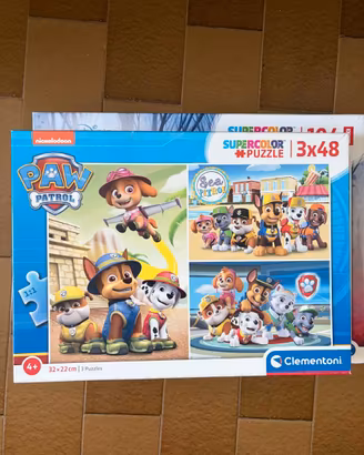 3 Puzzle Clementoni Paw Patrol e Frozen