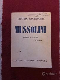 Libro "Mussolini"