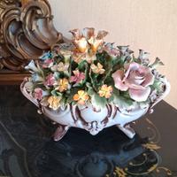 centro tavola capodimonte 