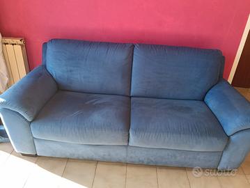 divano 3 posti in Alcantara 