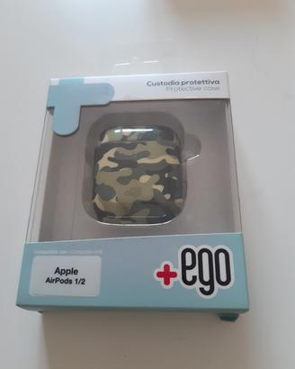 custodia AirPods mimetica verde 